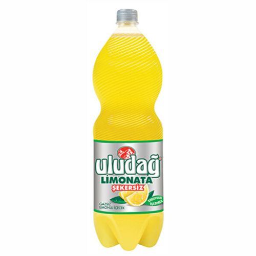 Uludağ Lemonade Sugar Free  Plastic Bottle 2 Lt