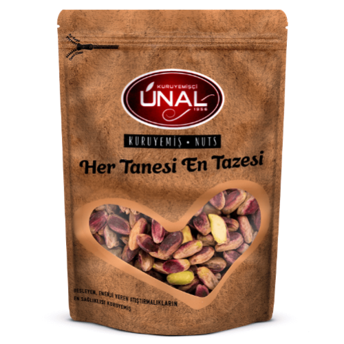 Ünal Pistachio Shelled-Raw 250 Gr Package