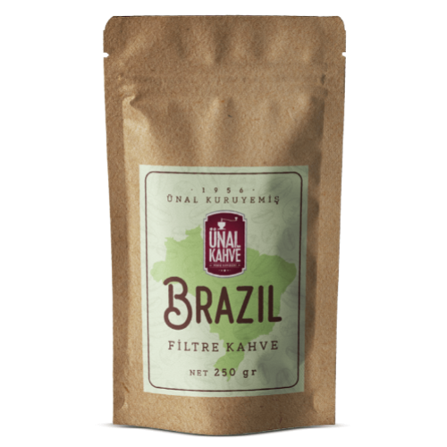 Ünal Brazil Filter Coffee 250 G Package