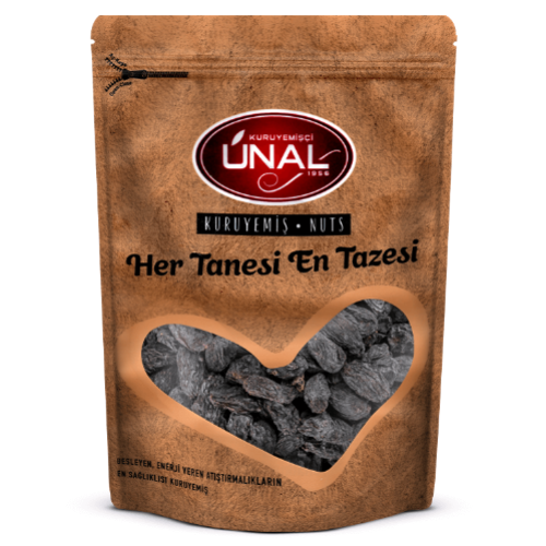 Ünal Seedless Black Raisin 250 Gr Package