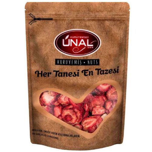 Ünal Dried Strawberry  100 Gr  Package