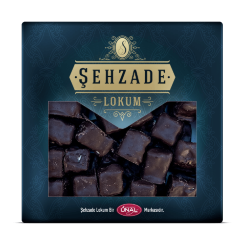 Ünal Kuruyemiş Chocolate Coated Şehzade Turkish Delight (400 Gr)