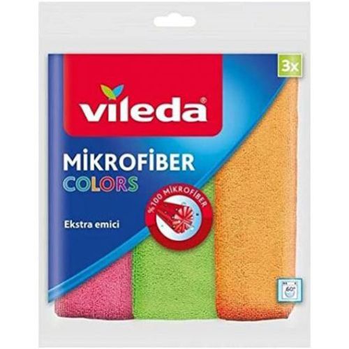 Vileda Microfiber Colors XL Cleaning Cloth 3 pc