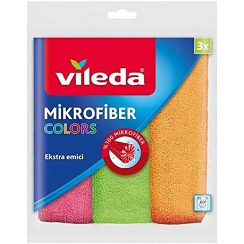 Vileda Microfiber Colours XL Temizlik Bezi 3'lü