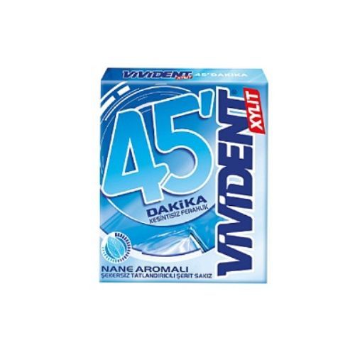 Vivident 45 Minutes Mint Gum 33 Gr