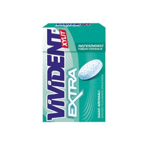 Vivident Extra Mint Flavored Gum 21 Gr