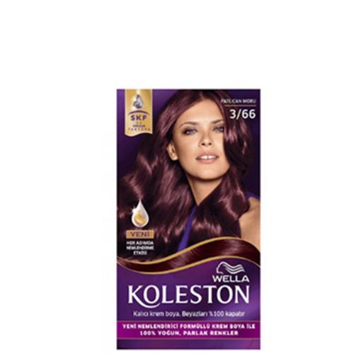 Wella Koleston Hair Dye No 3.66 Eggplant Purple 1 pcs