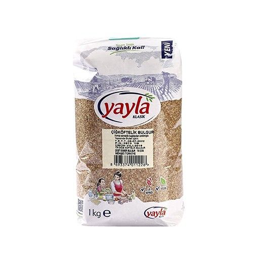 Yayla Boulgour de Kofte Crues 1 Kg