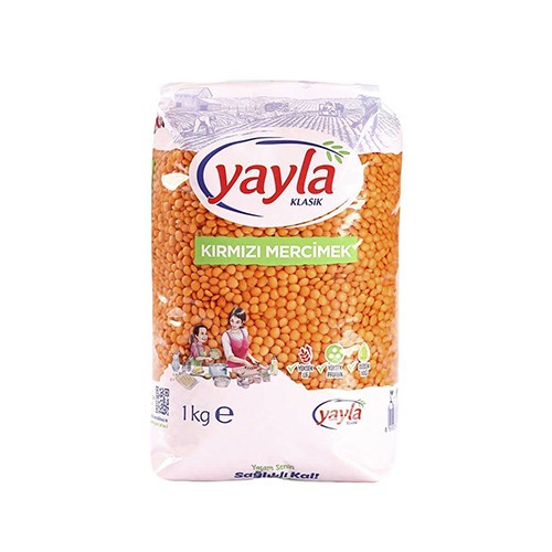 Yayla Kırmızı Mercimek 1 Kg