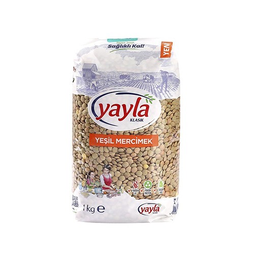 Yayla Yeşil Mercimek 1 Kg