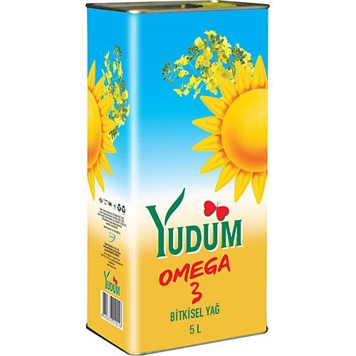 Yudum Omega 3 Vegetable Oil Tin 5 Lt