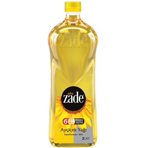 Zade Ayçiçek Yağı 2 Litre Pet Şişe