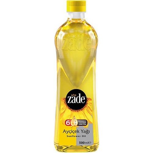 Zade Ayçiçek Yağı 500 Ml Pet Şişe