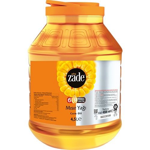 Zade Corn Oil Plastic Jar 4.5 Lt