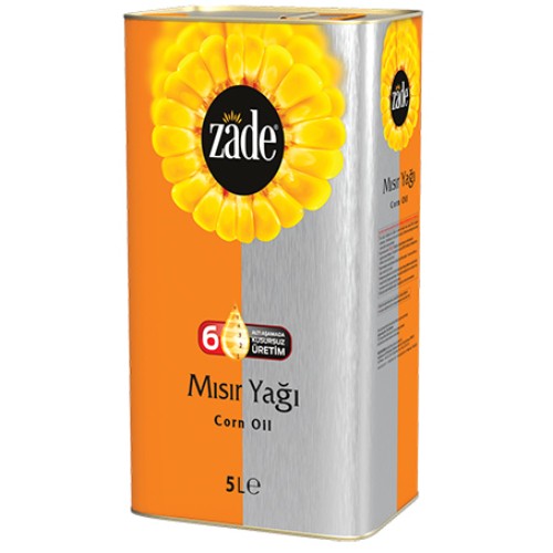 Zade Mısır Yağı 5 Litre Teneke