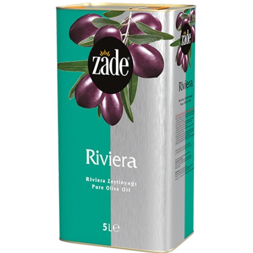 Zade Riviera Zeytinyağı 5 Litre Teneke